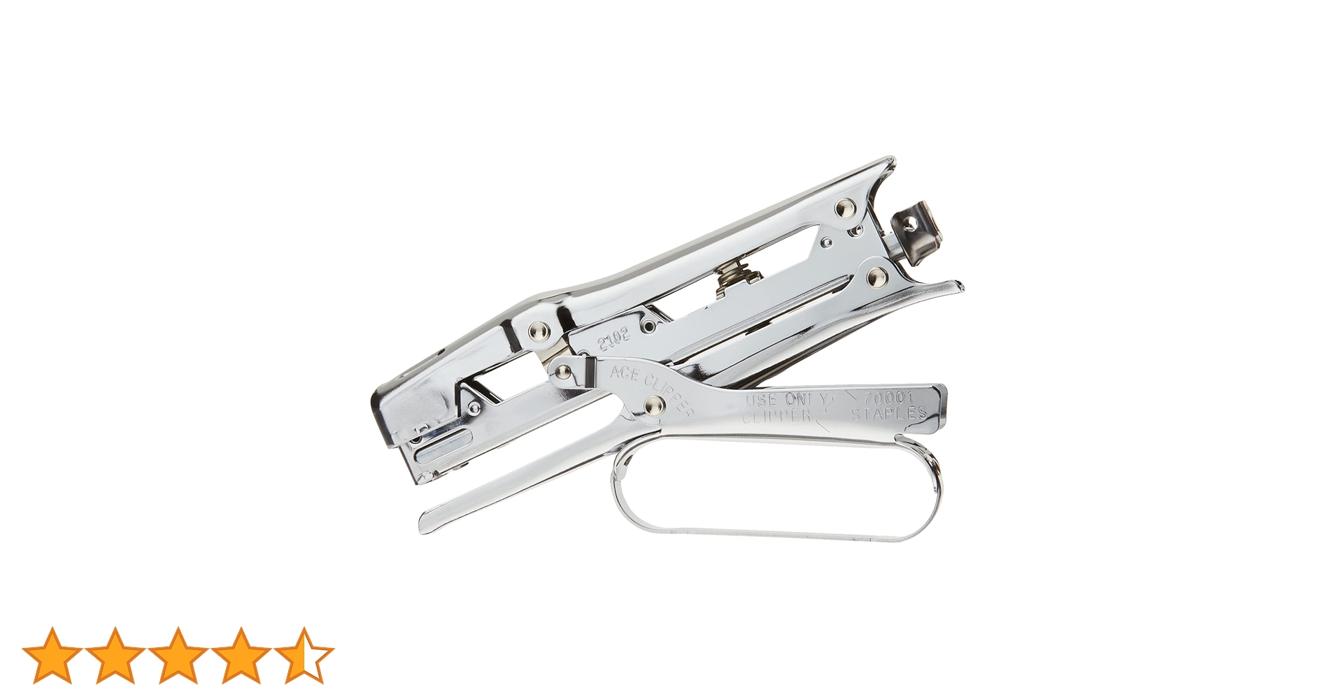 ACE Clipper Plier Stapler, Chrome Finish, ACE07020 : Amazon